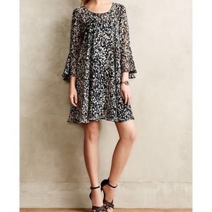 Papercrown Flutter Sleeve Swing Dress